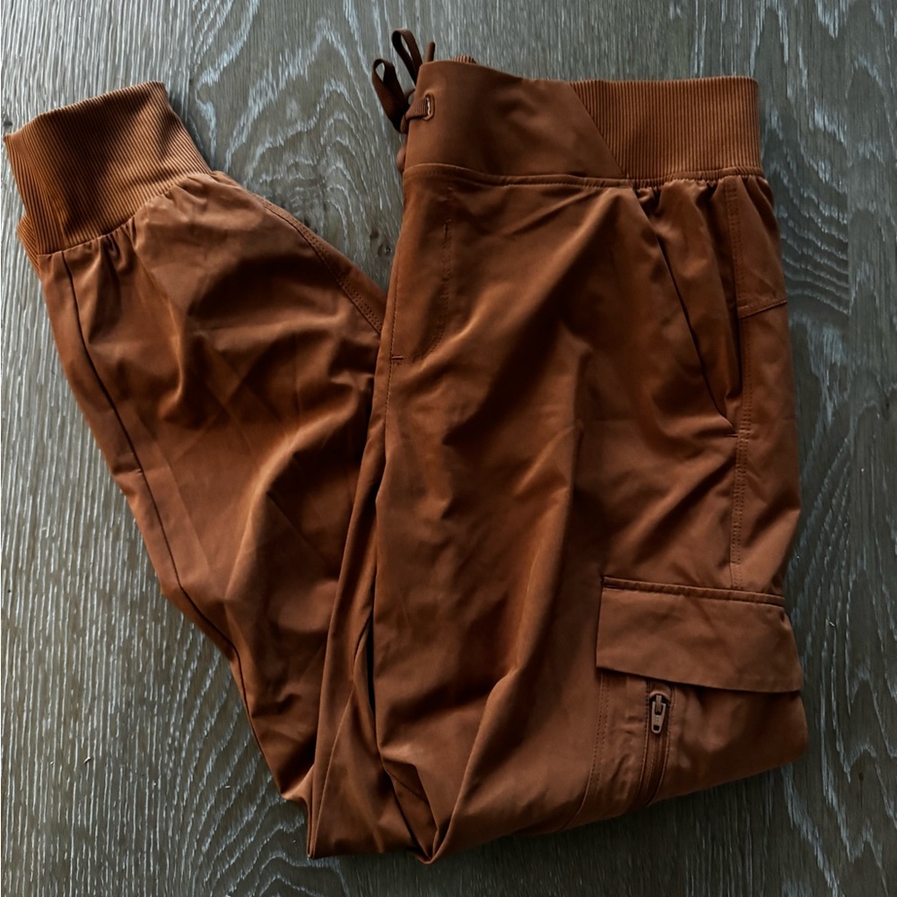 all in motion Rust-Colored Cargo Jogger Pants - Picture 2 of 5